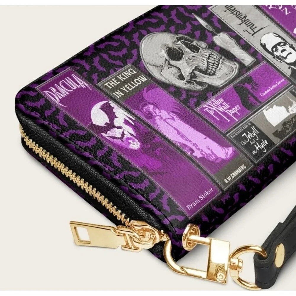 This Codex of Gothic Violet Echo Wallet Horror Goth Halloween‎ Literature New